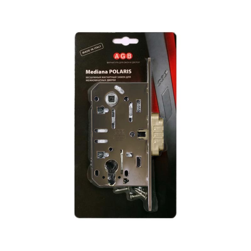 Корпус замка магнит. под цил. MEDIANA POLARIS B06103.50.12.567 с отв. планк B02402.05 (ант бр) https://tlock.ru/photo_bank/26391_01.jpg
