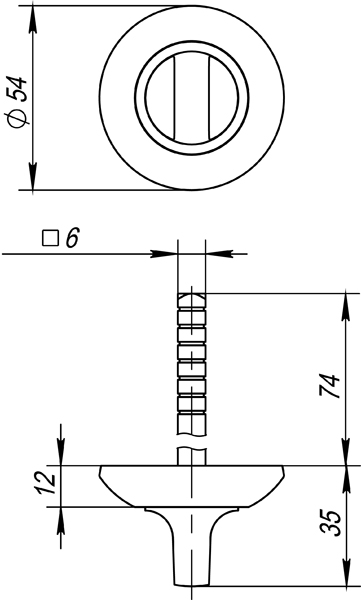 Ручка поворотная BKW6.R.AR54 (BKW6 AR) SN/CP-3 матовый никель/хром https://tlock.ru/photo_bank/28263_01.jpg