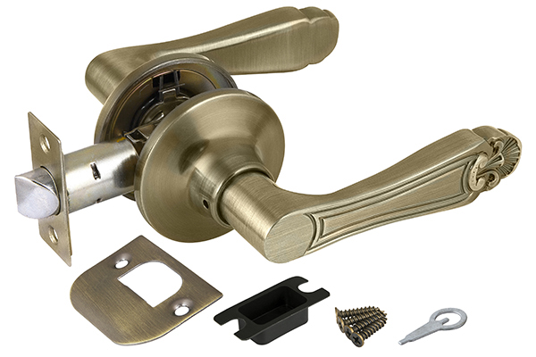 Ручка защелка DK637/BL АB-PS (637/BL АB-P) (без фик.) бронза https://tlock.ru/photo_bank/38011_01.jpg