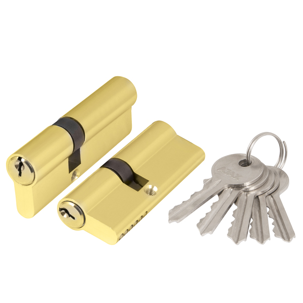 Цилиндровый механизм (AX100/70) AX1000Key70 (30+10+30) PB латунь https://tlock.ru/photo_bank/39833_01.jpg