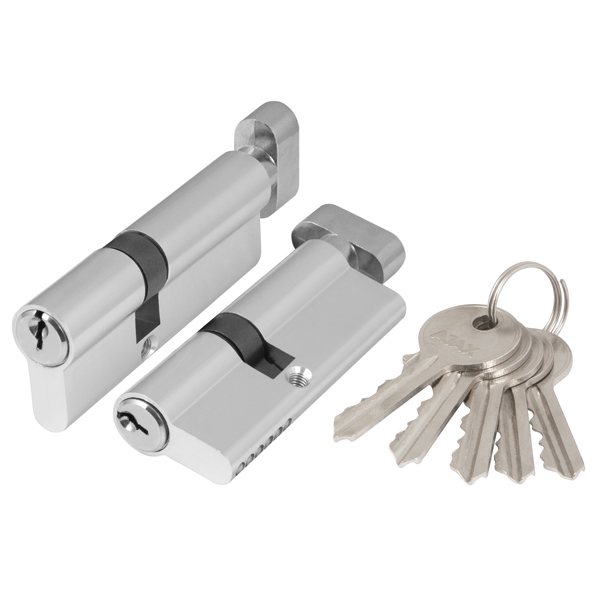 Цилиндровый механизм (AX102/80) AX1002Knob80 (35+10+35) CP хром с вертушкой https://tlock.ru/photo_bank/39849_01.jpg
