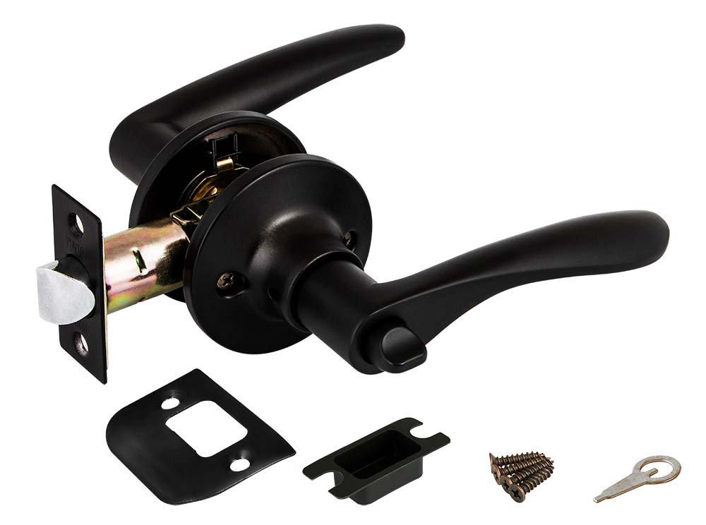 Ручка защелка DK620/BL BL-PS (620/BL BL-P) (без фик.) черный https://tlock.ru/photo_bank/44633_01.jpg